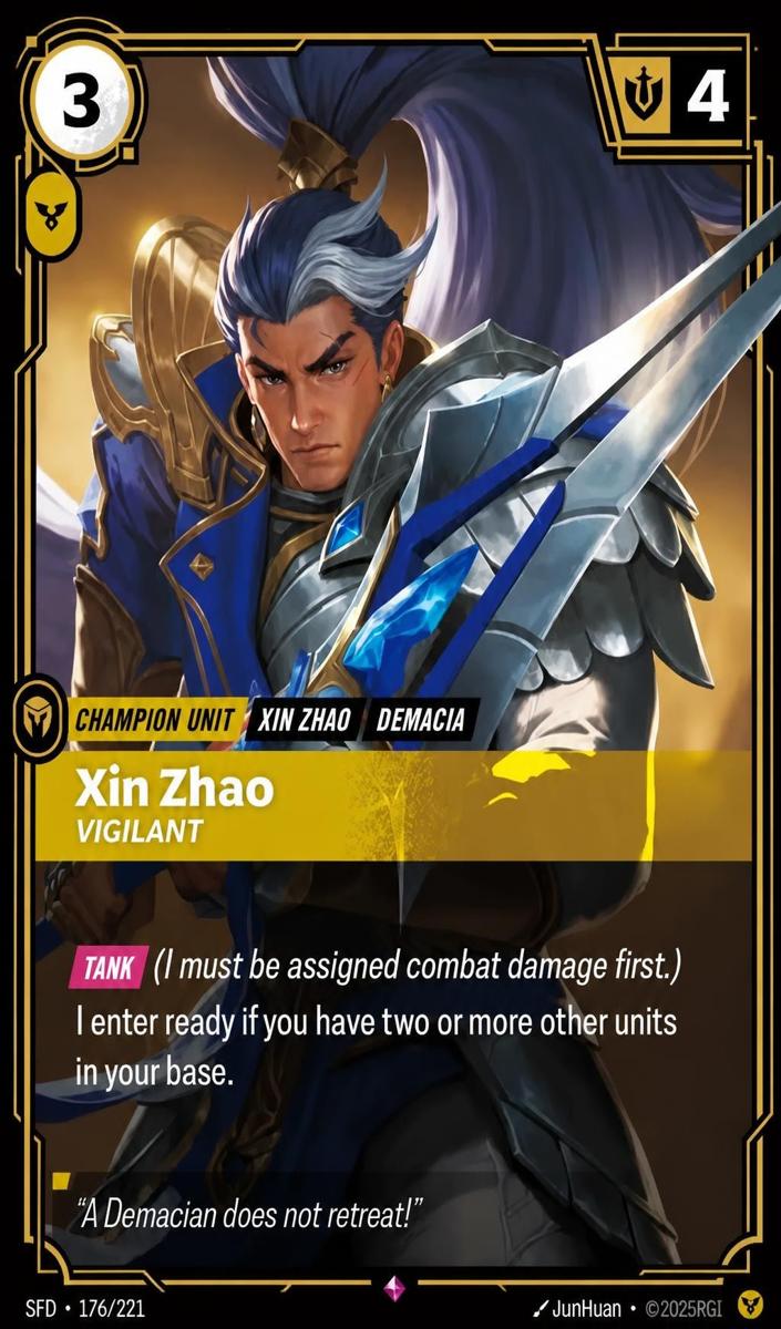 2026 Xin Zhao - Vigilant #176