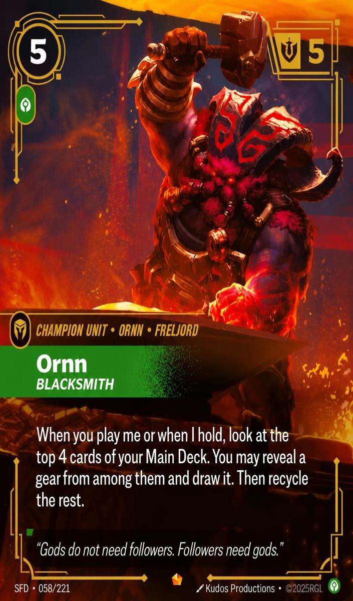 2026 Ornn - Blacksmith #58
