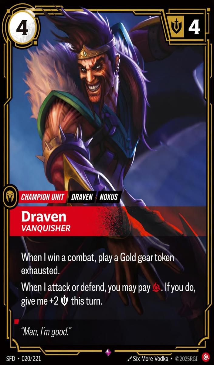 2026 Draven - Vanquisher #20