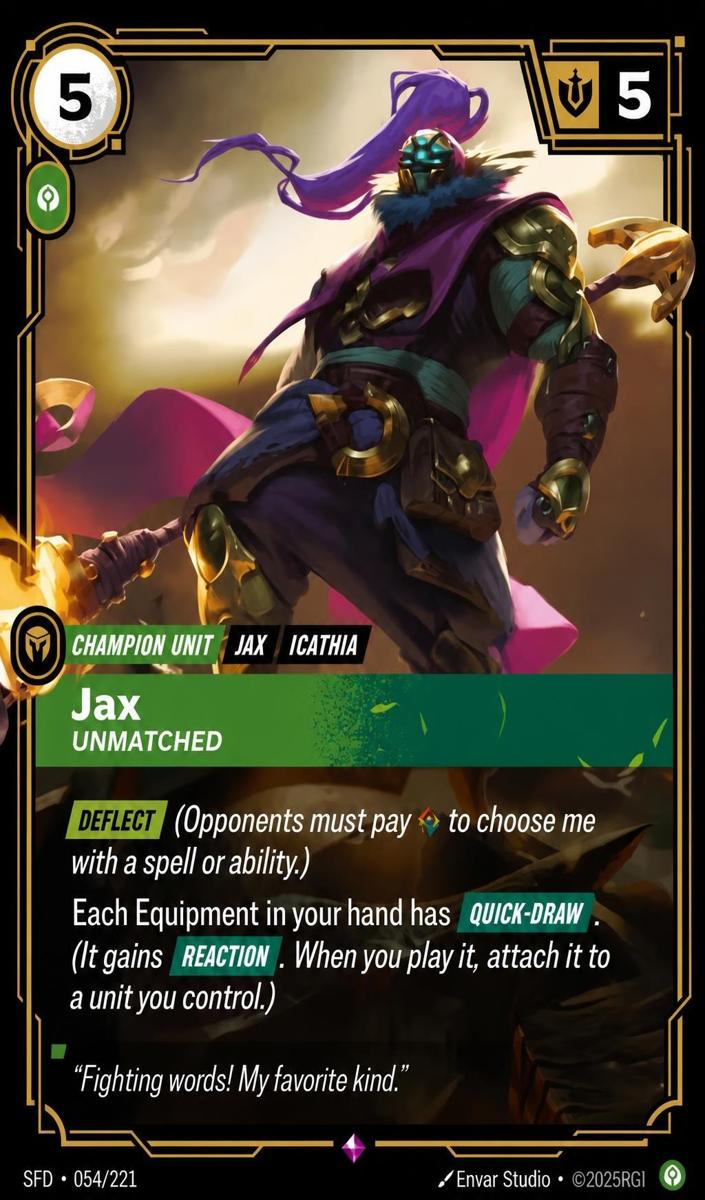 2026 Jax - Unmatched #54
