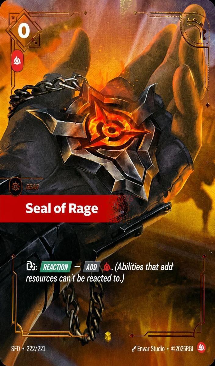 2026 Seal of Rage #222