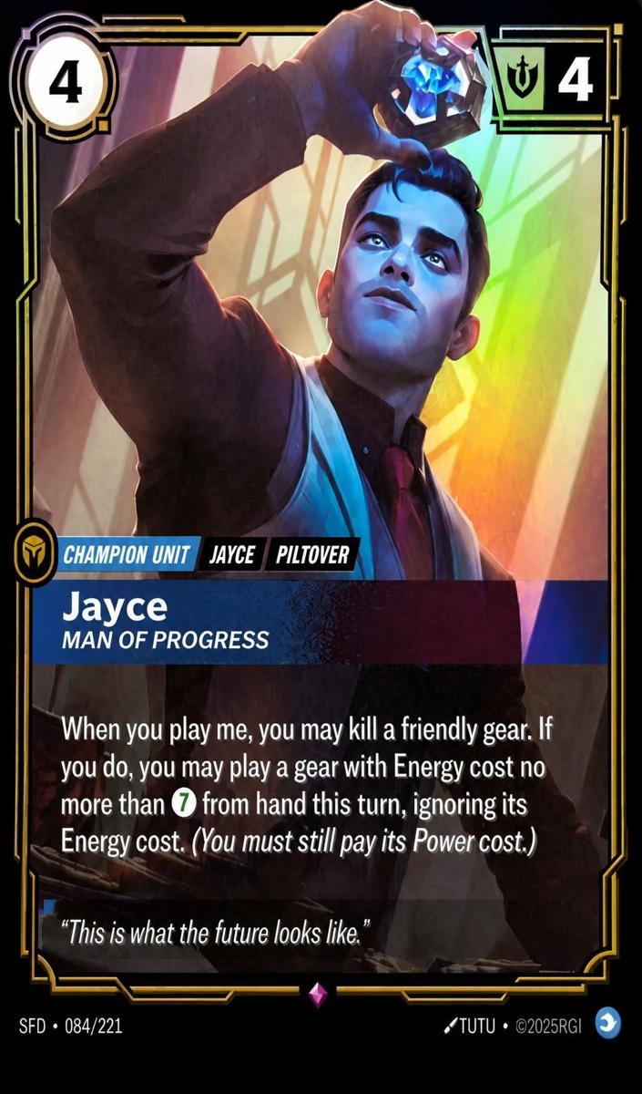 2026 Jayce - Man of Progress #84