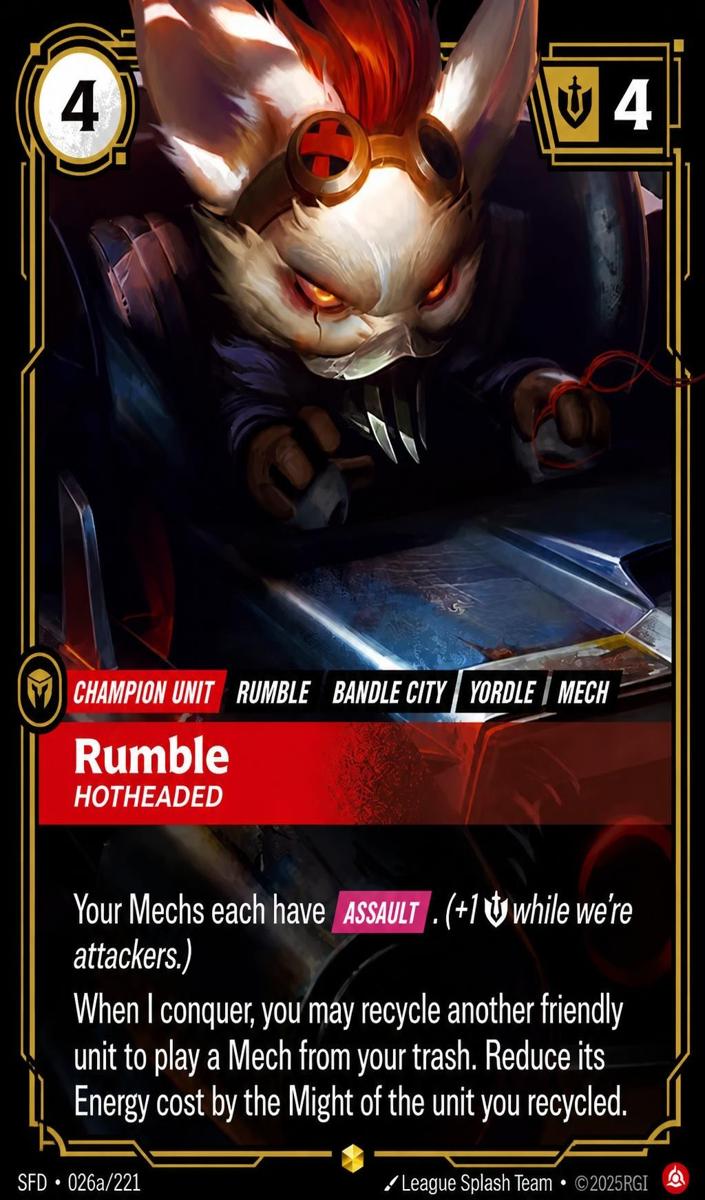 2026 Rumble - Hotheaded [Alternate Art] #26a