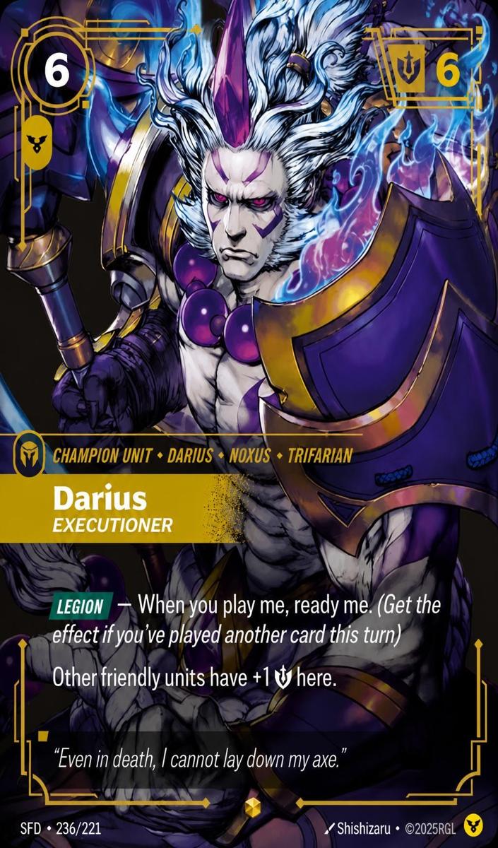 2026 Darius - Executioner #236