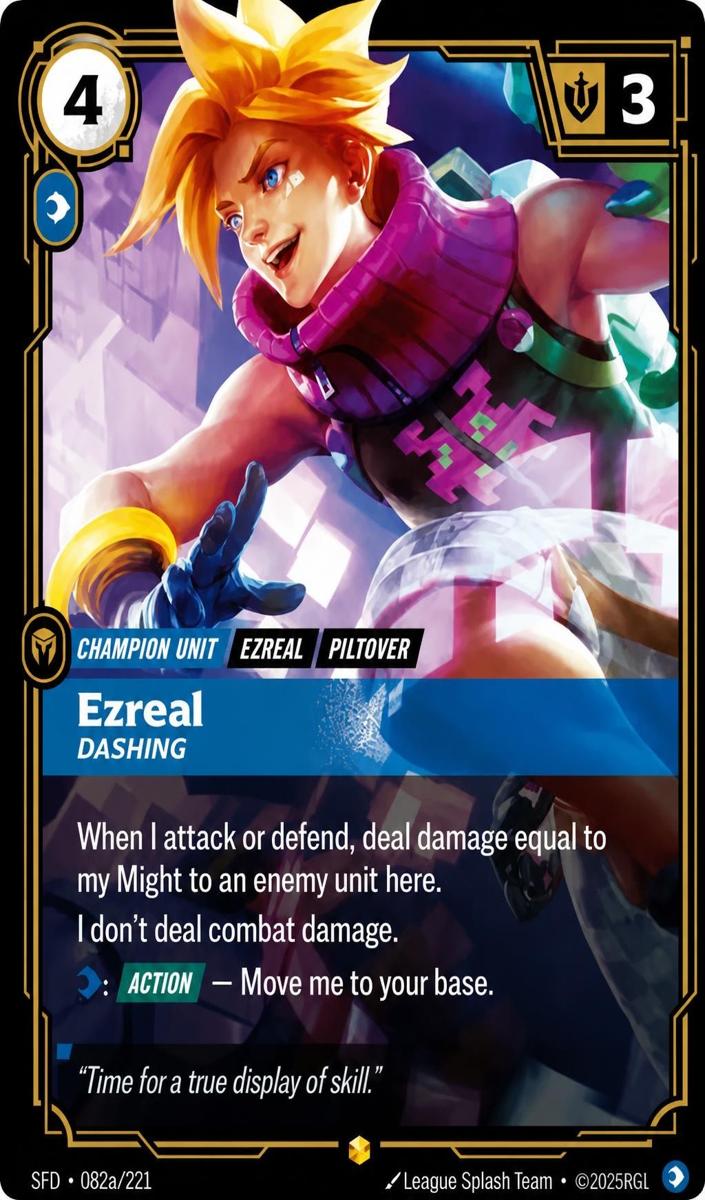2026 Ezreal - Dashing [Alternate Art] #82a