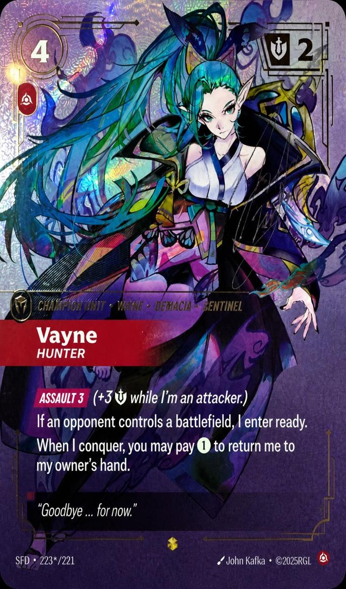 2026 Vayne - Hunter [Signature] #223