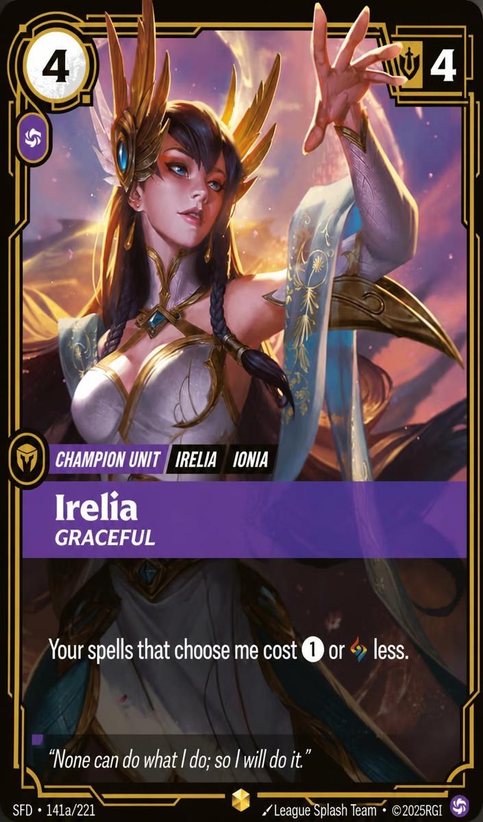 2026 Irelia - Graceful [Alternate Art] #141a