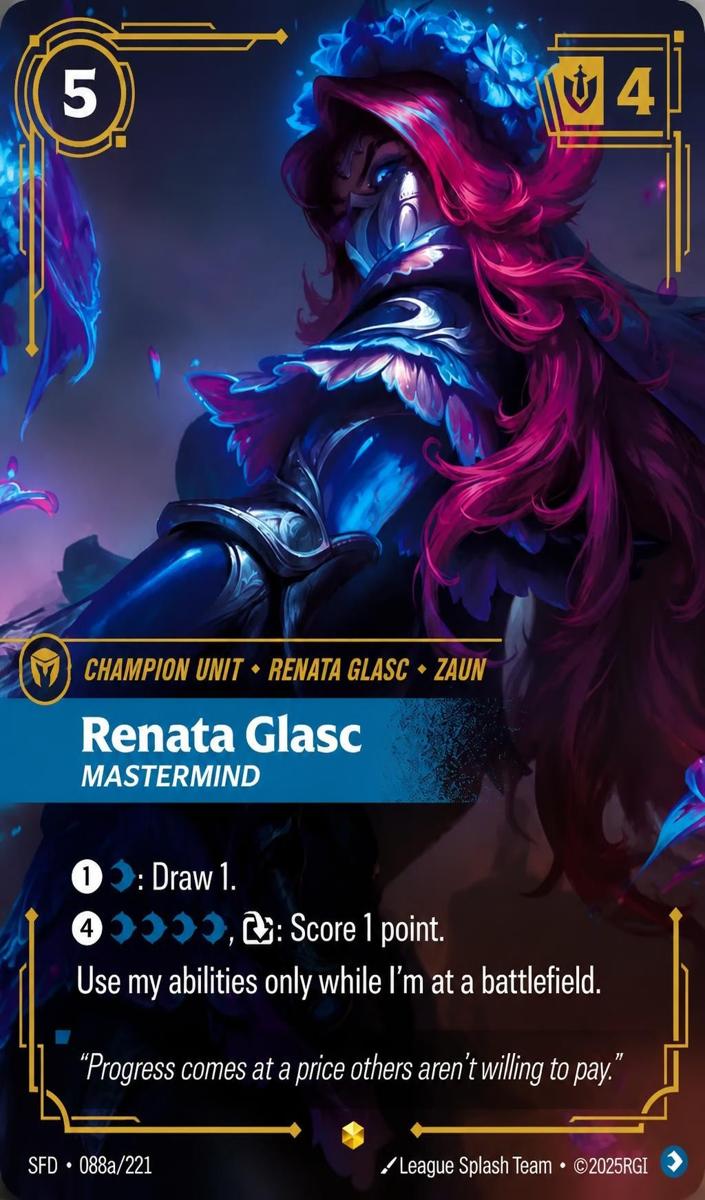 2026 Renata Glasc - Mastermind [Alternate Art] #88a