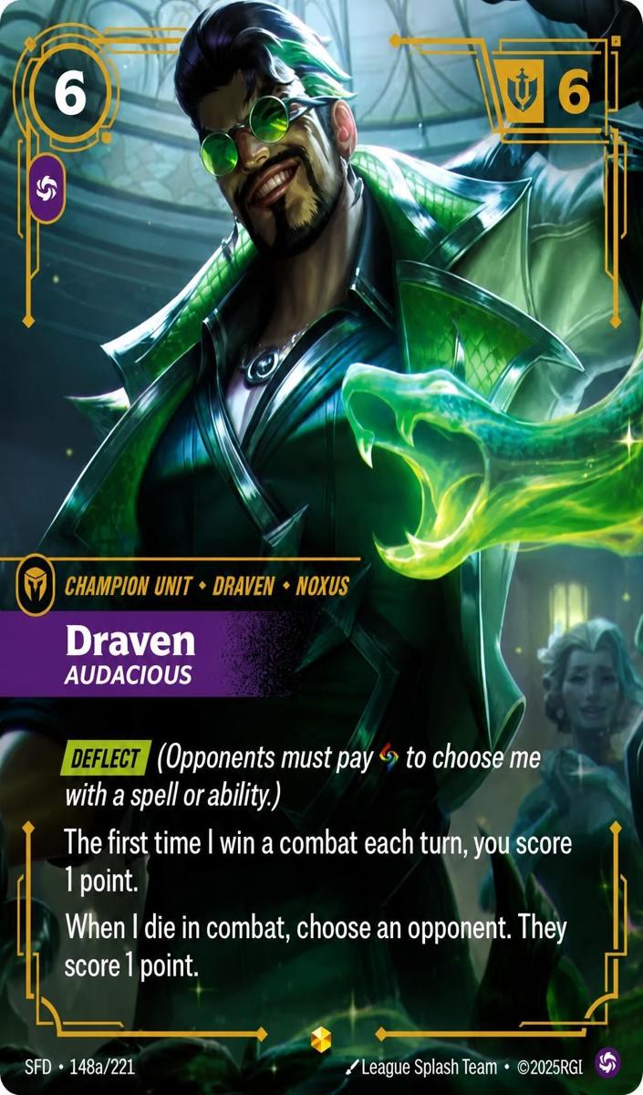 2026 Draven - Audacious [Alternate Art] #148a