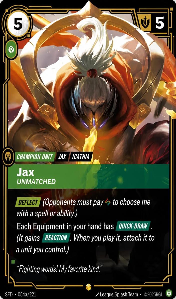 2026 Jax - Unmatched [Alternate Art] #54a