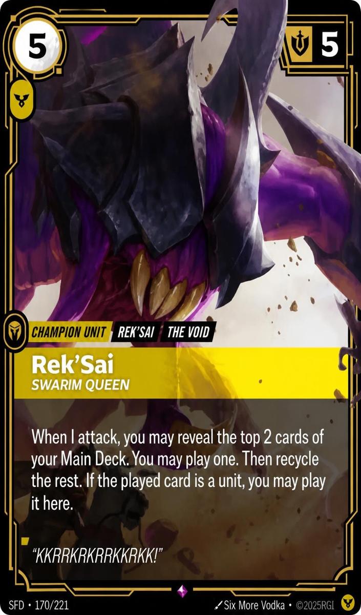 2026 Rek'Sai - Swarm Queen #170
