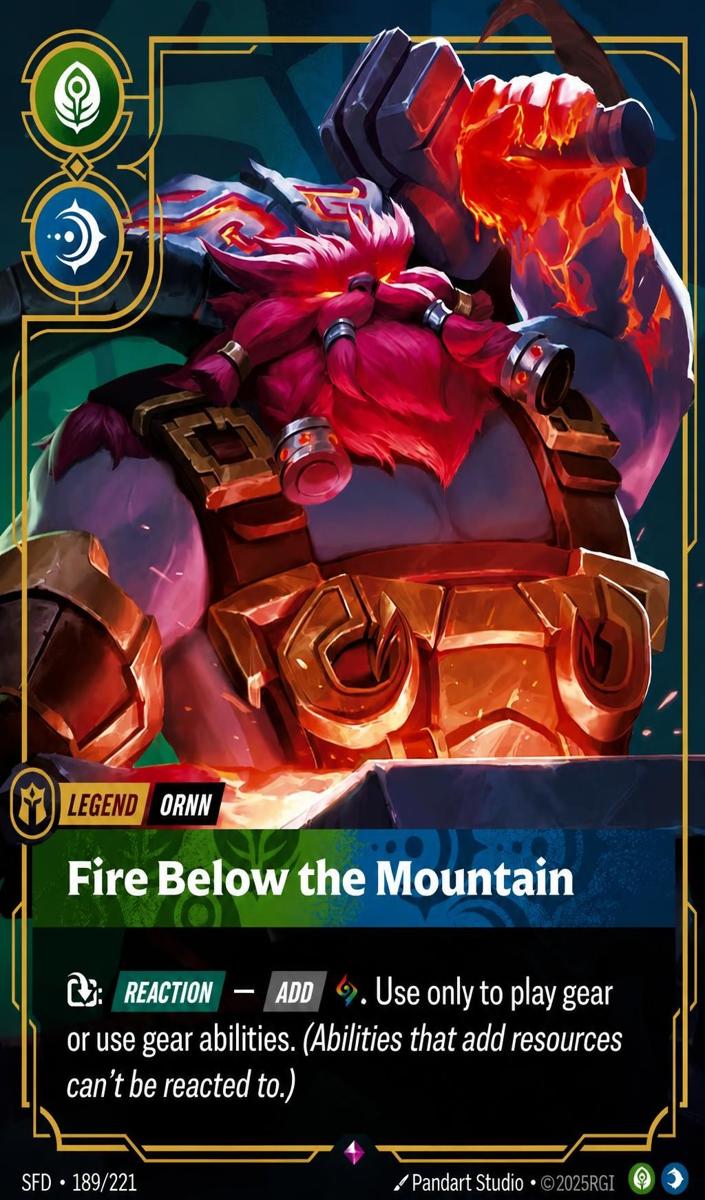 2026 Ornn - Fire Below the Mountain #189