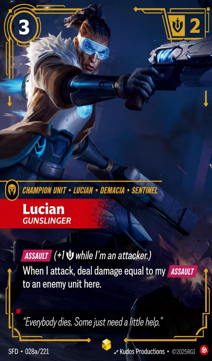 2026 Lucian - Gunslinger [Alternate Art] #28a