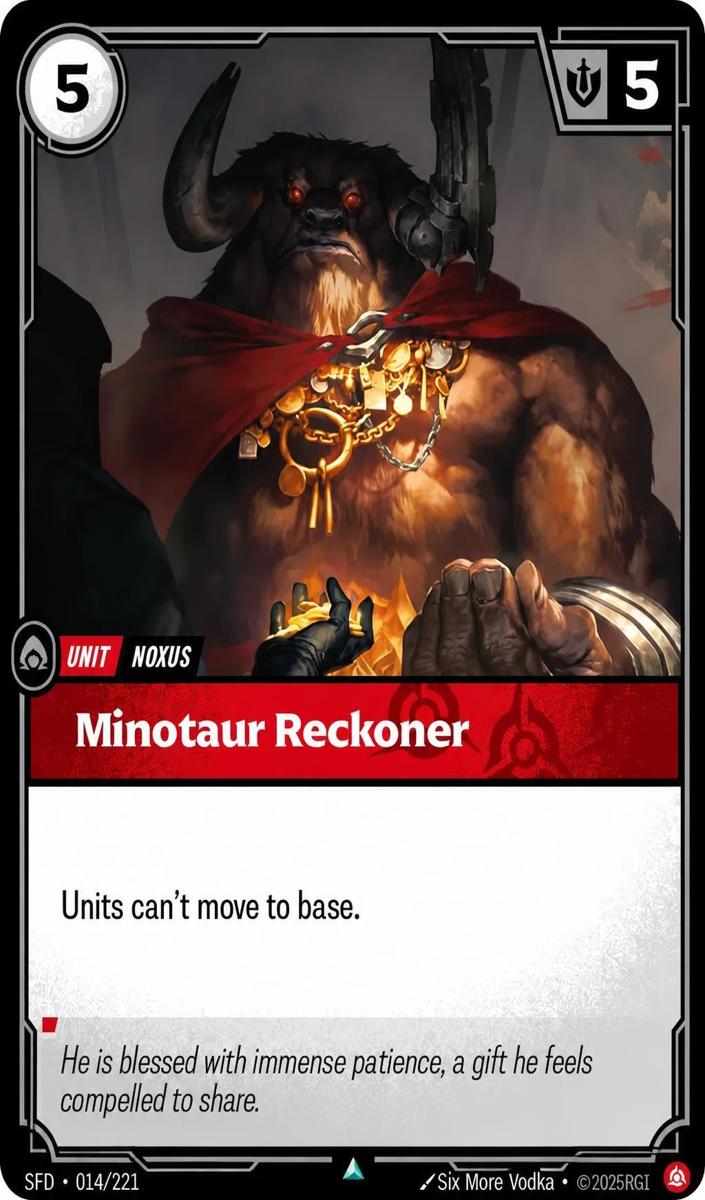 2026 Minotaur Reckoner #14