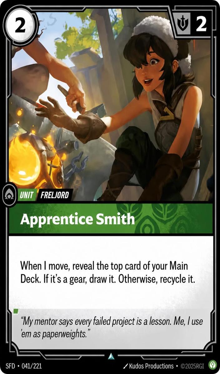 2026 Apprentice Smith #41