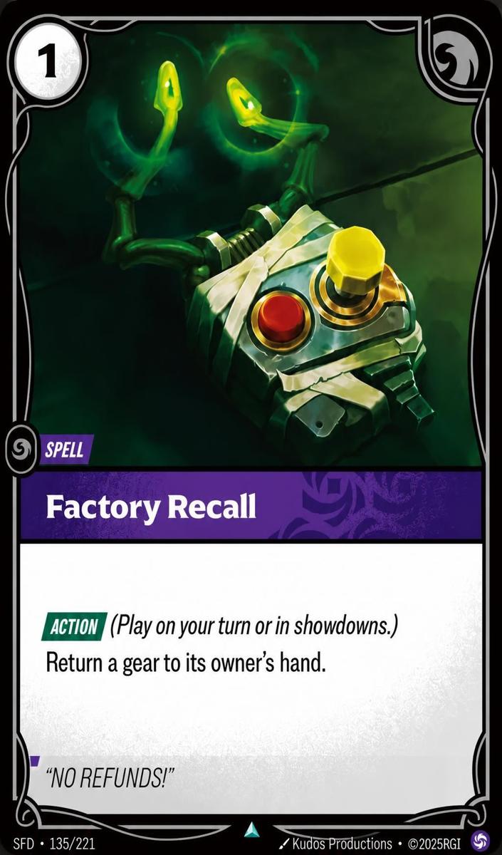 2026 Factory Recall #135