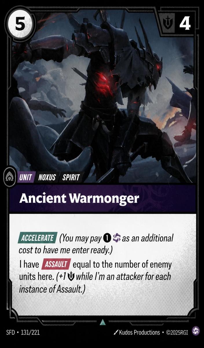 2026 Ancient Warmonger [Foil] #131