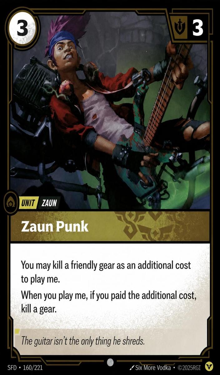 2026 Zaun Punk [Foil] #160