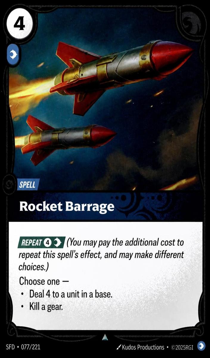 2026 Rocket Barrage [Foil] #77