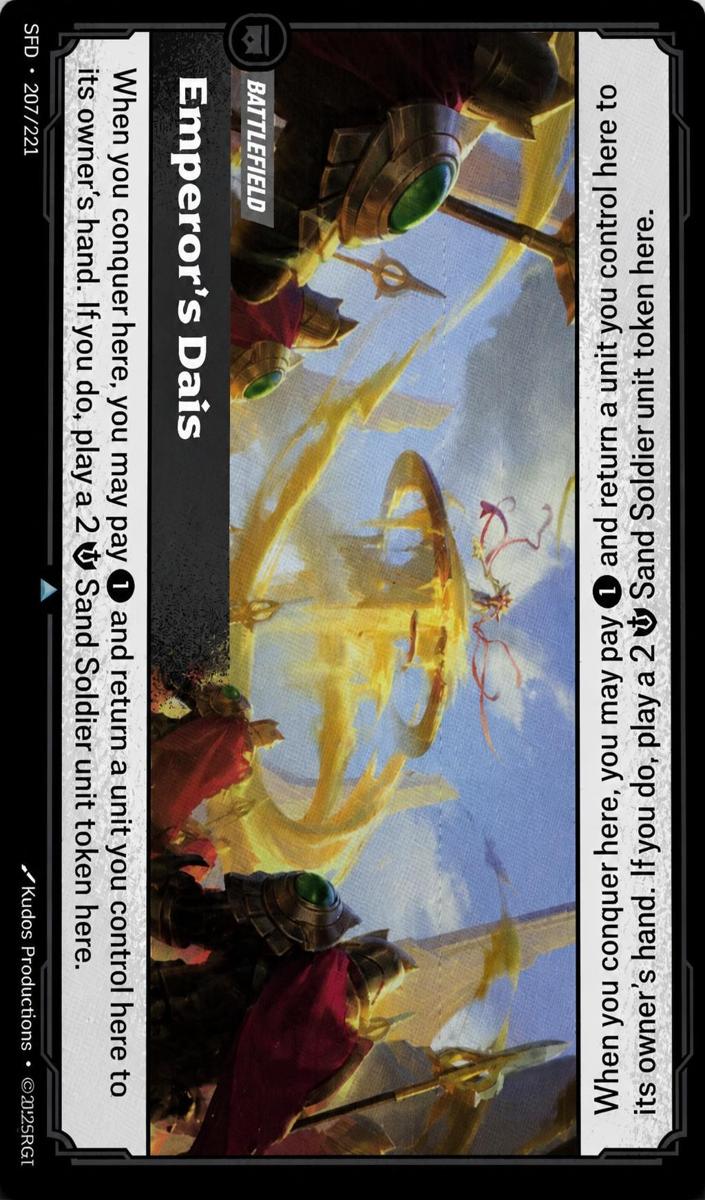 2026 Emperor's Dais [Foil] #207