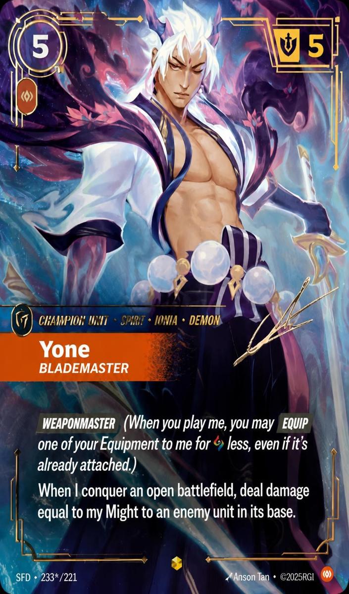 2026 Yone - Blademaster [Signature] #233