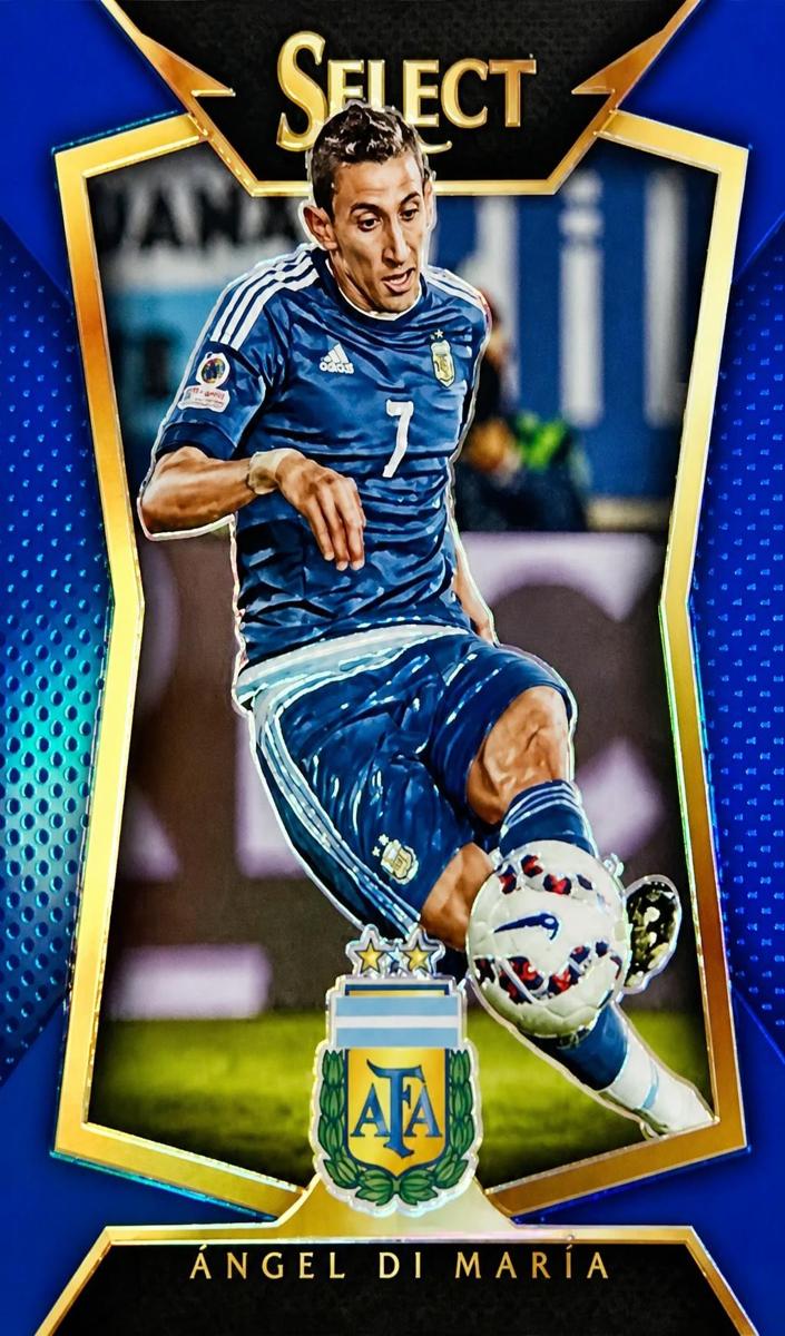 2015 Panini Select Angel Di Maria [Blue] #63 card