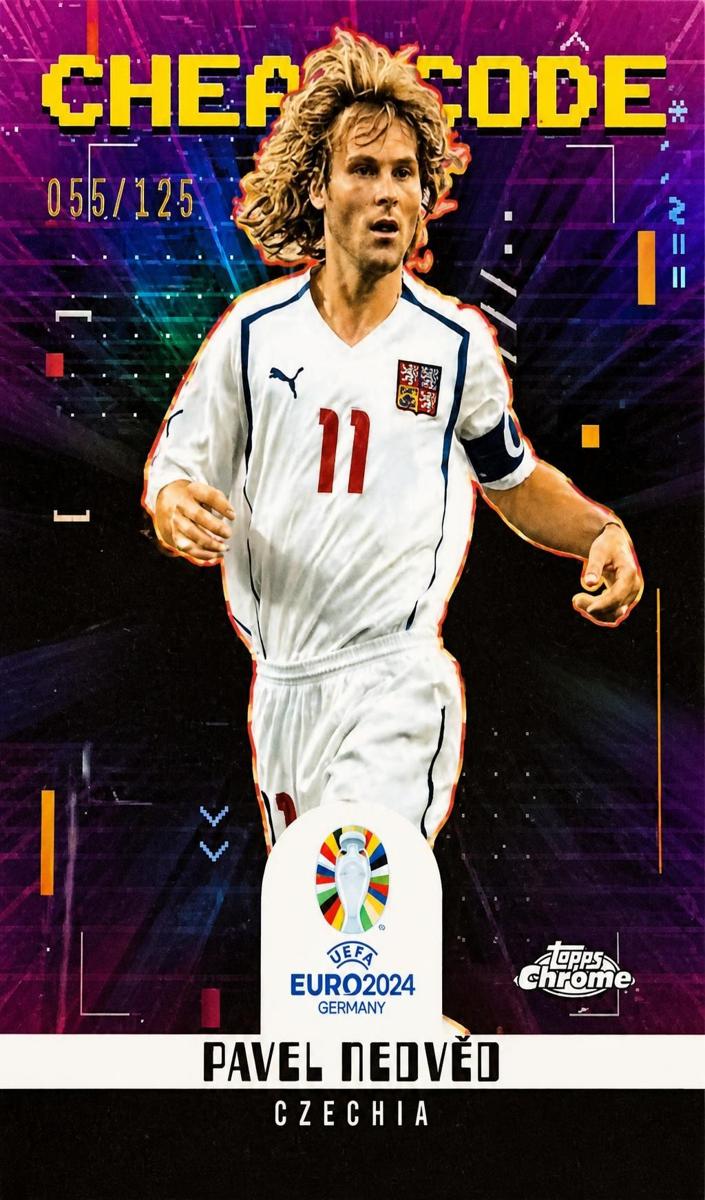 2024 Pavel Nedved [Gold Refractor] #CC-10