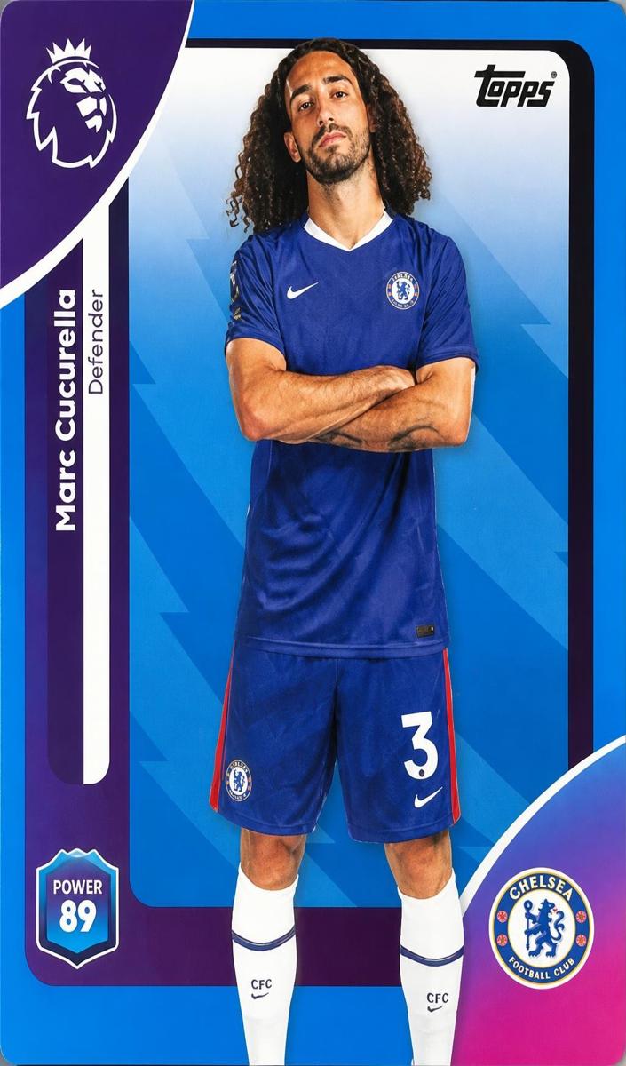 2025 Topps Premier League Marc Cucurella [Blue] #96 card