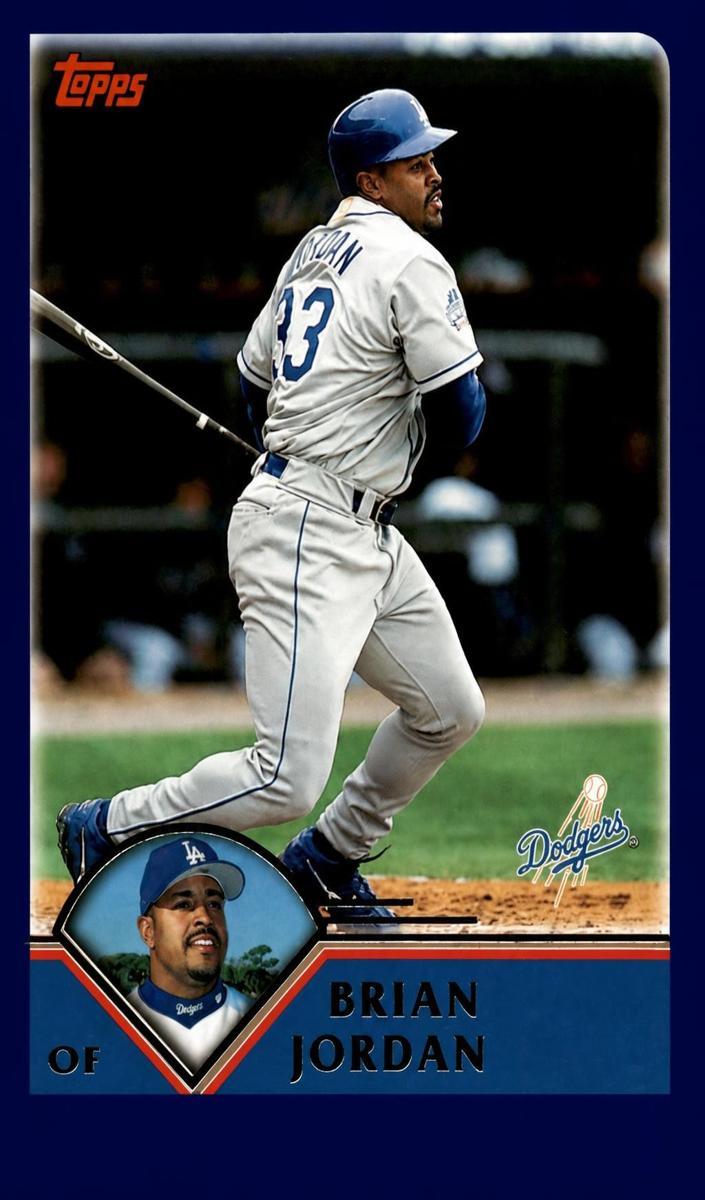 2003 Topps Brian Jordan #55 card