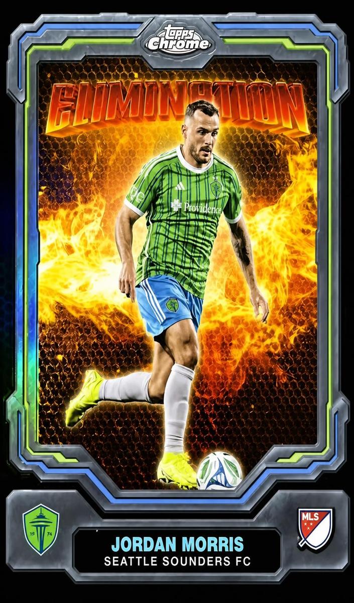 2025 Jordan Morris [Black Refractor] #EL-1