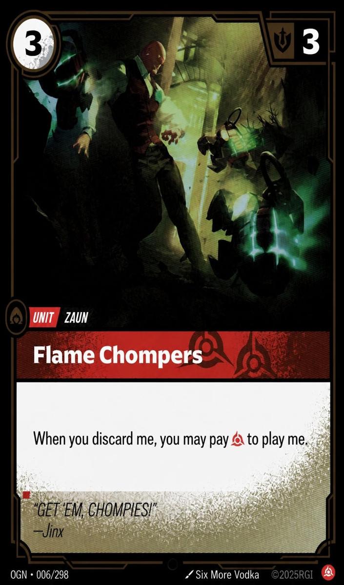 2025 Flame Chompers [Foil] #6