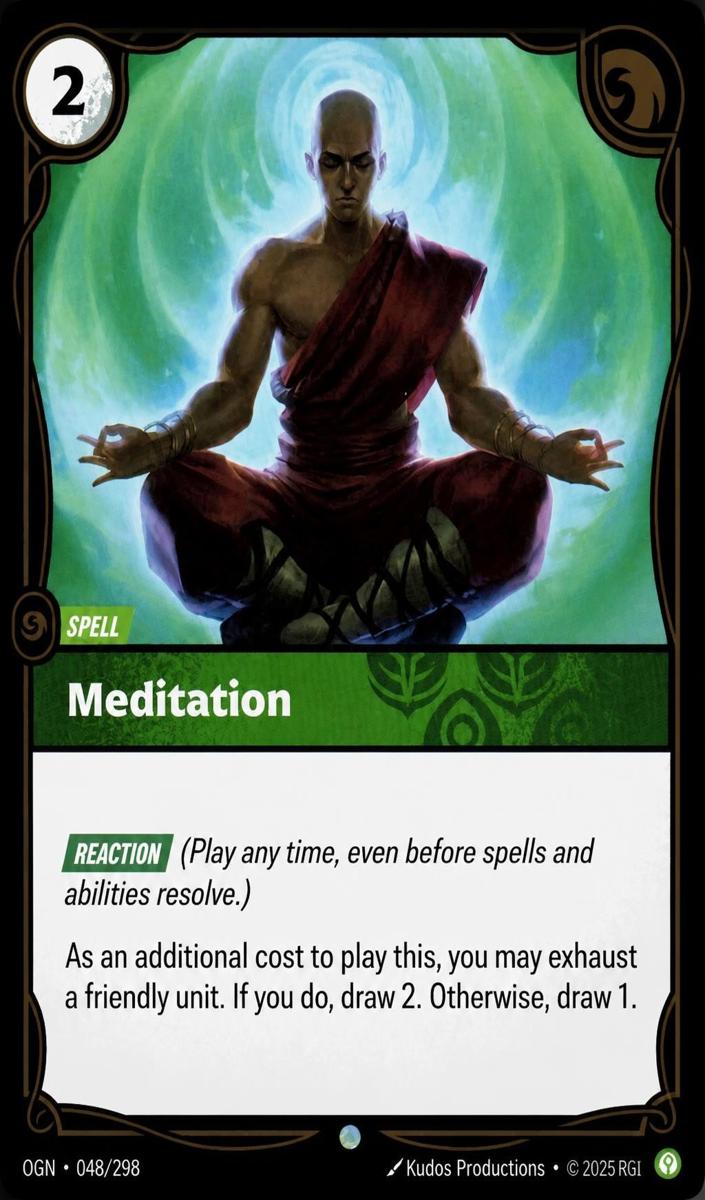 2025 Meditation [Foil] #48
