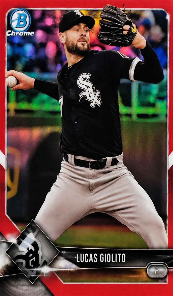 2018 Bowman Chrome Lucas Giolito [Gold] #18 card
