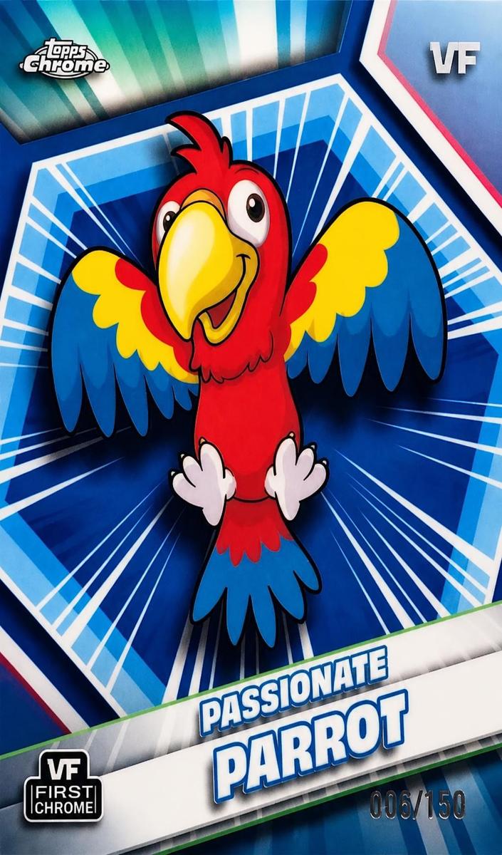 2026 Passionate Parrot [Blue Refractor] #132