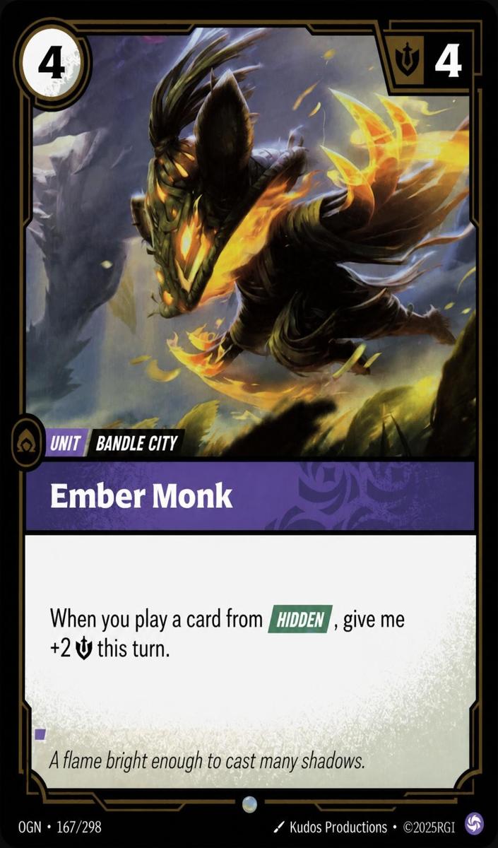 2025 Ember Monk [Foil] #167