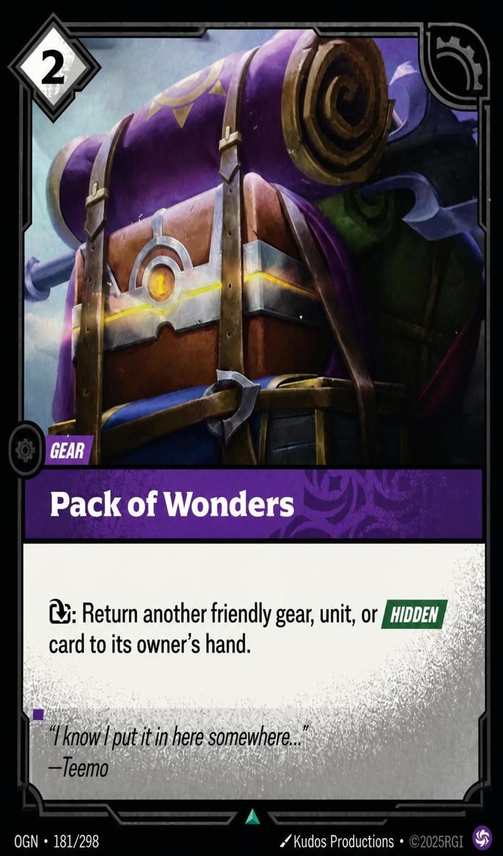 2025 Pack of Wonders [Foil] #181