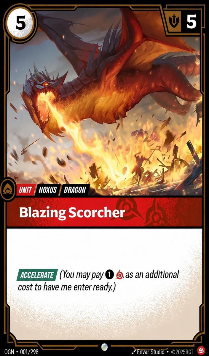 2025 Blazing Scorcher [Foil] #1