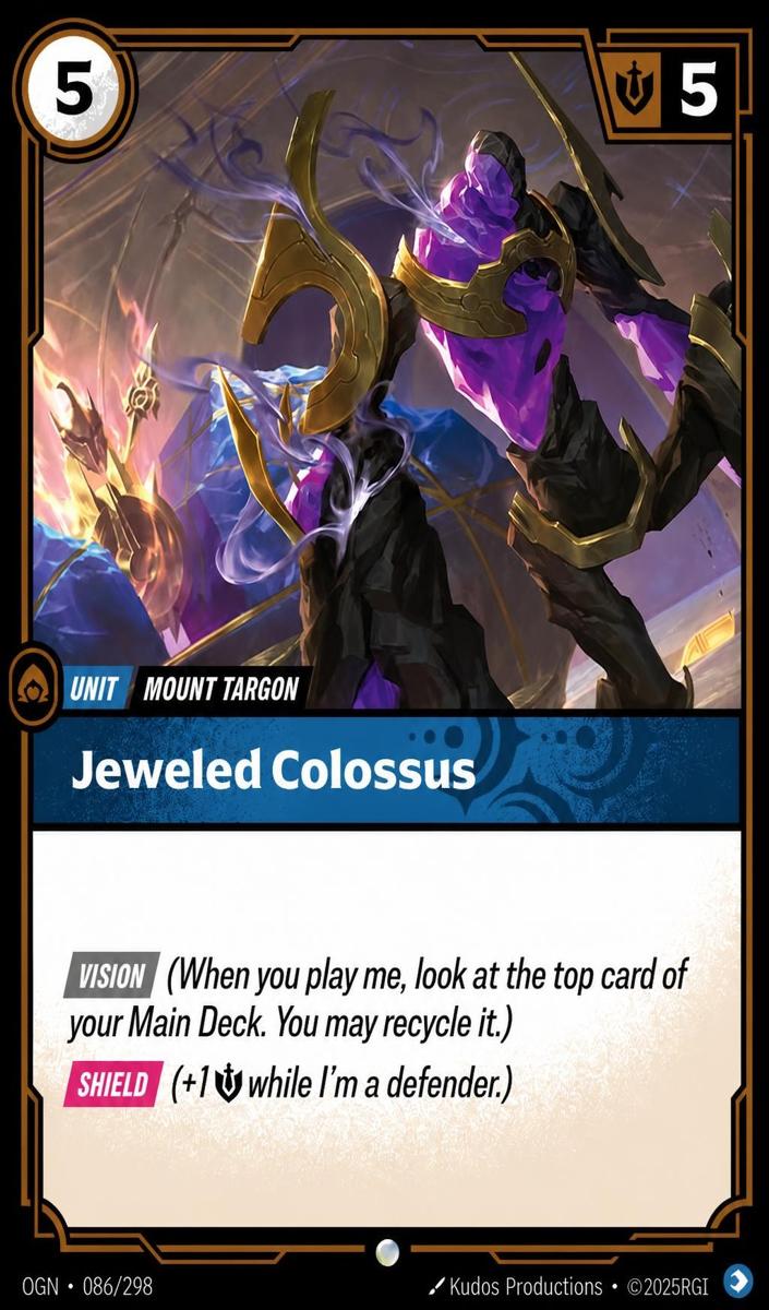 2025 Jeweled Colossus #86