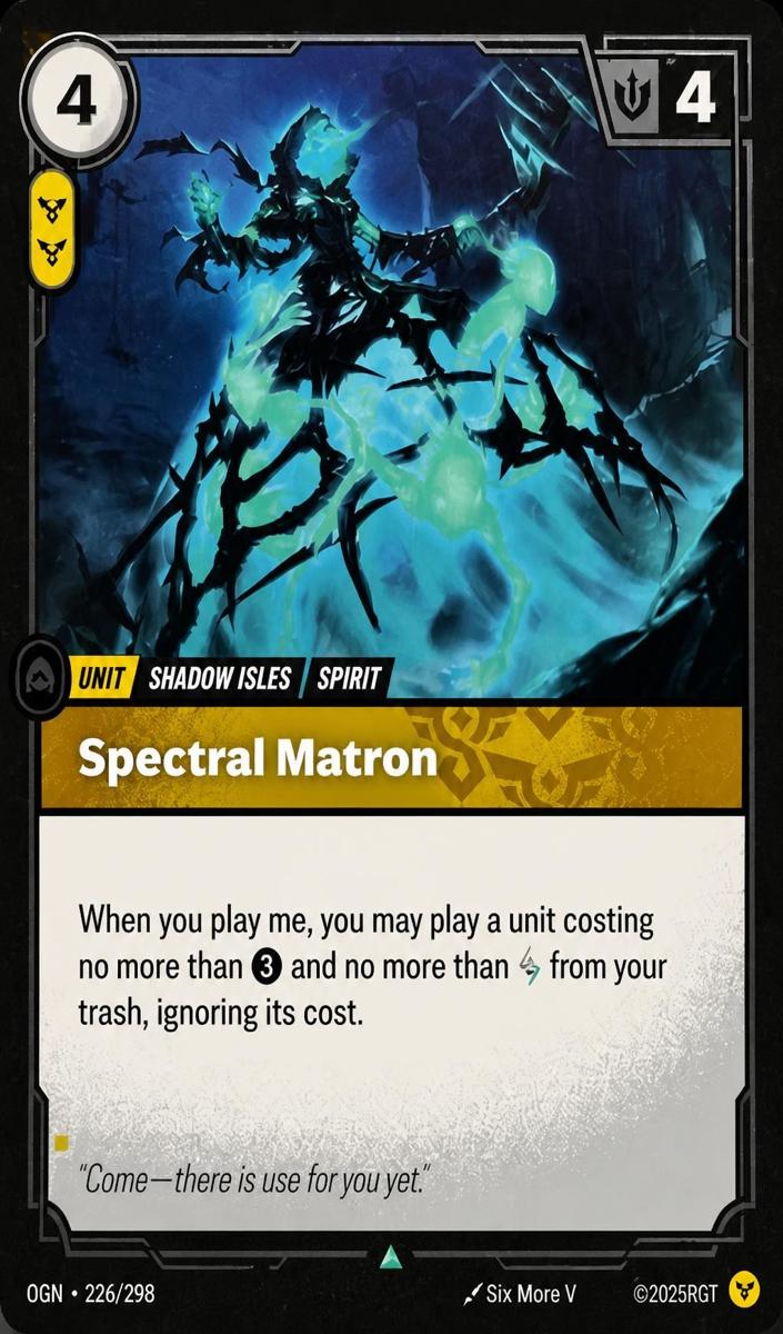2025 Spectral Matron [Foil] #226