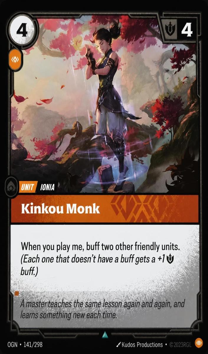 2025 Kinkou Monk [Foil] #141