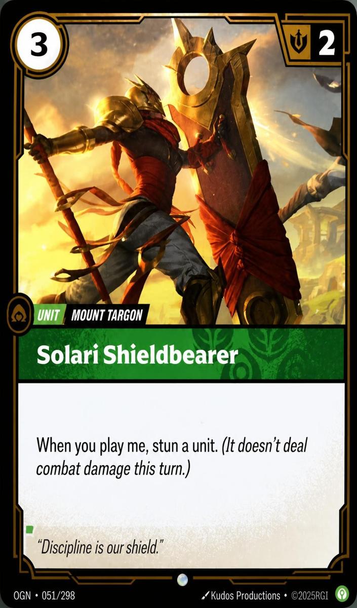 2025 Solari Shieldbearer [Foil] #51