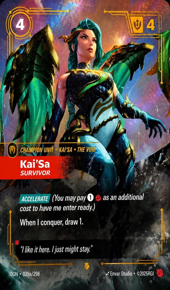 2025 Kai'Sa - Survivor [Alternate Art] #39a