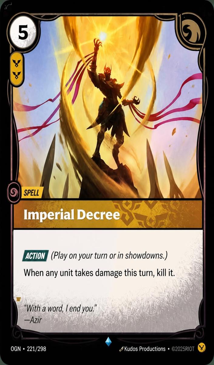 2025 Imperial Decree [Foil] #221