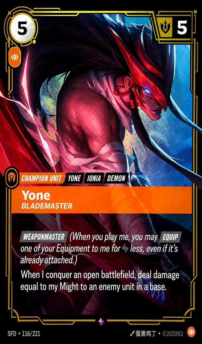 2026 Yone - Blademaster [Foil] #116