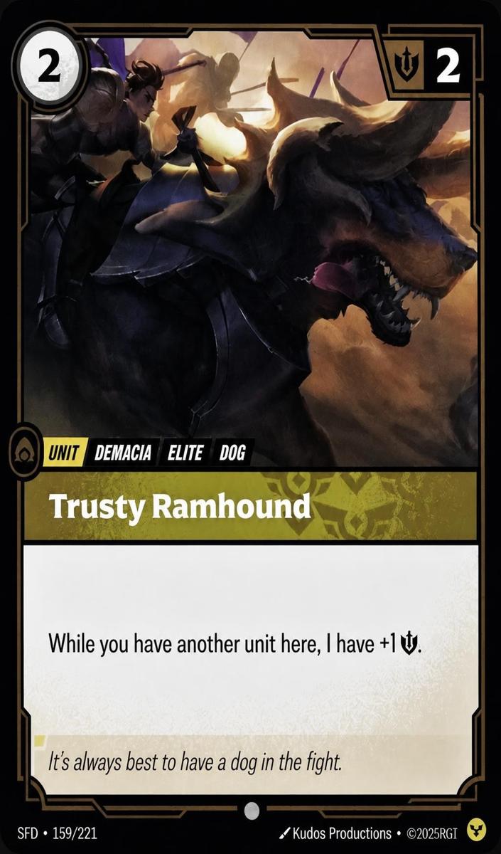 2026 Trusty Ramhound [Foil] #159