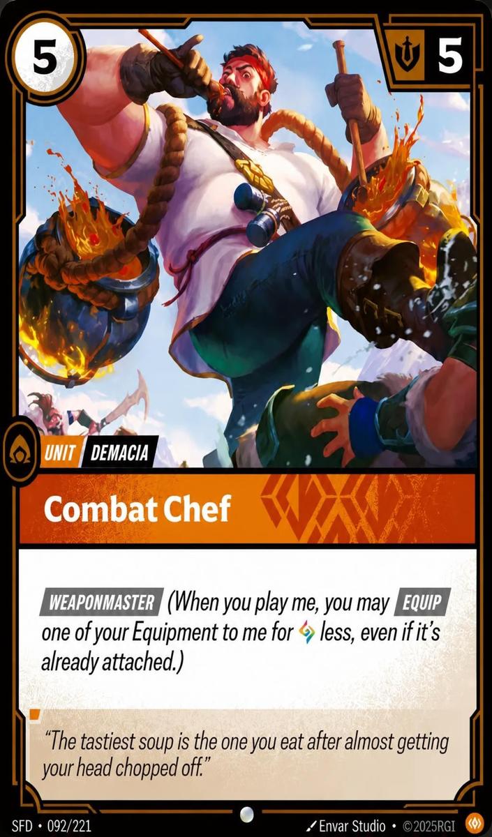 2026 Combat Chef #92