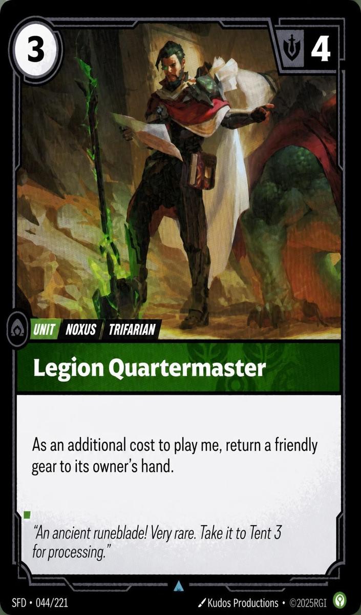 2026 Legion Quartermaster [Foil] #44