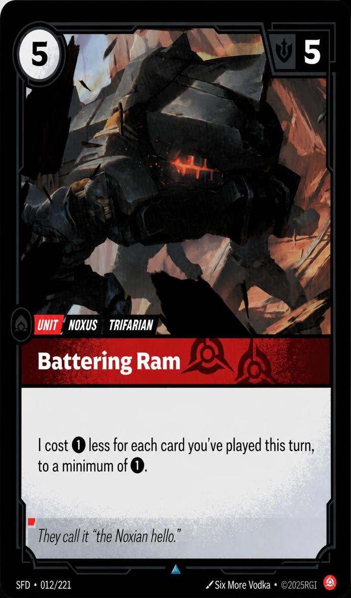 2026 Battering Ram [Foil] #12