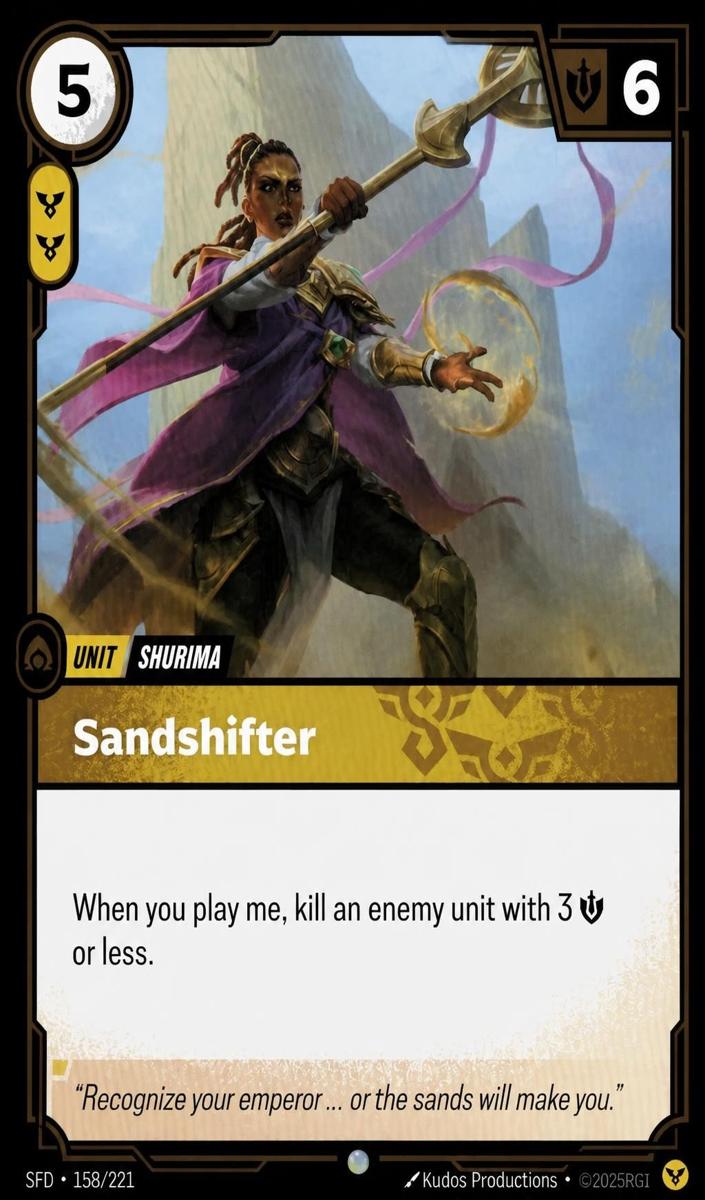 2026 Sandshifter [Foil] #158