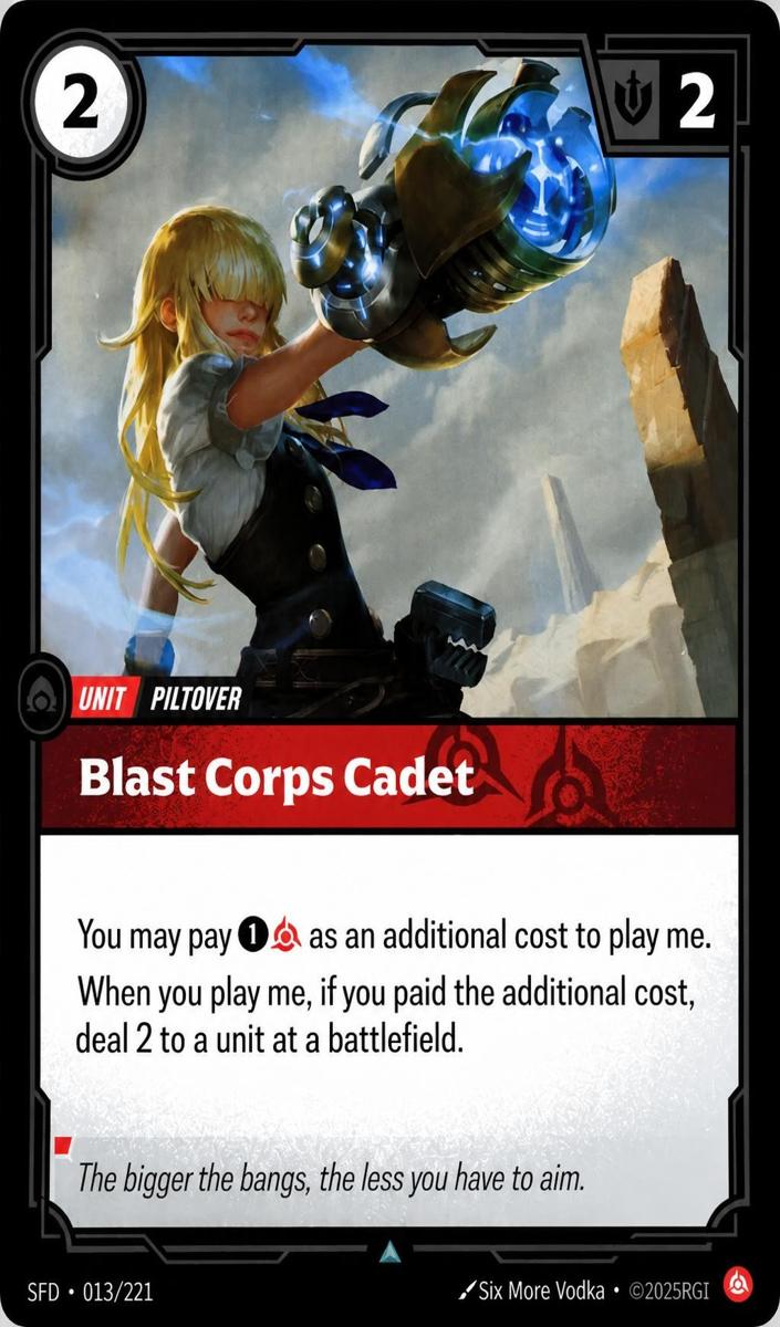 2026 Blast Corps Cadet [Foil] #13